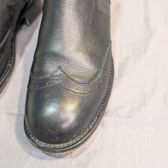 Boemos Italy Wingtip Chelsea Slip On Boots Women Size 38 - Picture 4 of 10